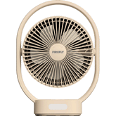 Firefly FEL6117 12" Rechargeable Desk Fan with Night Lamp